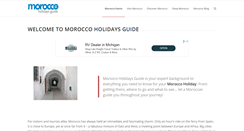 Desktop Screenshot of morocco-holidays-guide.co.uk